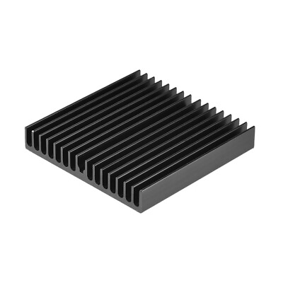 #ad Parallele Kerben Kühlkörper für MOS GPU IC Chip 60 x 60 x 10 mm Schwarz EUR 6.49