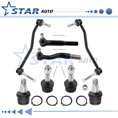 #ad Front Lower Upper Ball Joints Suspension Kit for Ford F 250 F 350 Super Duty 4x4 $85.49