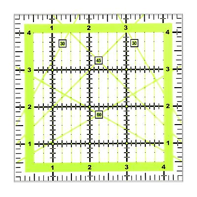 #ad Quilting Ruler 4.5quot;X4.5quot; Square Quilting Rulers Fabric Cutting Ruler Acryli $14.89