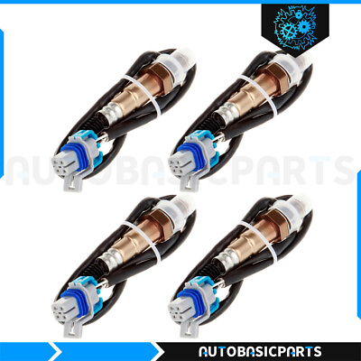 #ad For 2003 2005 Chevy Tahoe 4.8L 4 Pcs Upstream amp; Downstream Oxygen O2 02 Sensors $55.29