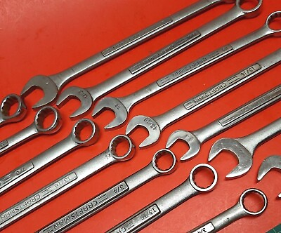 Choice Craftsman Tools USA Combination Wrench SAE 1 4quot; to 1quot; =V= V VV VA $8.95