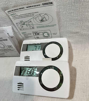 #ad First Alert CO1210 Multi Function Digital Carbon Monoxide Detector 2 pack $16.50