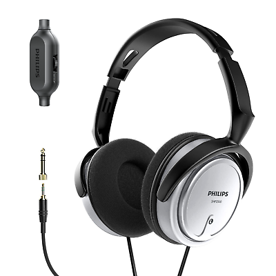 #ad PHILIPS Over Ear Wired Stereo Headphones Studio Monitoring and Recording Headset $35.99