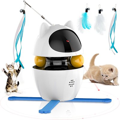 Automatic Cat Toys Interactive for Indoor Cats USB 4 in 1 Cat Interactive Toys $28.99