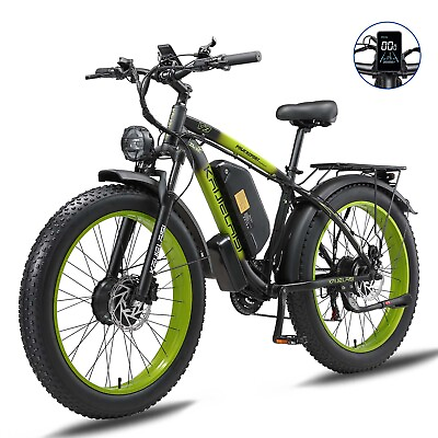 #ad #ad E Bike 2000W V3 Electric Bicycle 21 Speed 48V 23Ah Dual Motor 26quot; FatTire 35MPH $1199.10