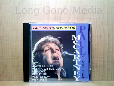 #ad Best16 by Paul McCartney CD Japan 1989 Tusk Force $21.95