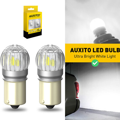 #ad AUXITO LED 1156 Reverse Light Backup Xenon Bulbs White 6000K Canbus Free Error $13.29
