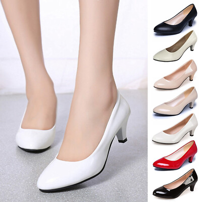 #ad Women Pump Shoes Pointy Toe Pumps Ladies Slip On Casual Resistant Dress Shoe $22.99