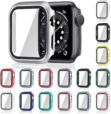 For Apple Watch Series 8 7 6 5 4 SE 3 iWatch Matte Protective Screen Cover Case $7.70