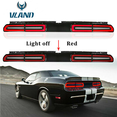 #ad Red LED Tail Light Rear Lamp For 2008 2014 Dodge Challenger Sequential Indicator $589.99