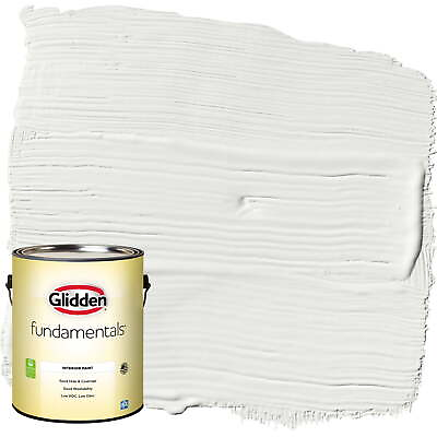 #ad Fundamentals Interior Paint White Semi Gloss 1 Gallon $18.56