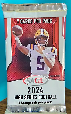 #ad 2024 SAGE Football HIGH Series BASE SILVER AUTO Complete your Set You Pick Card $24.99