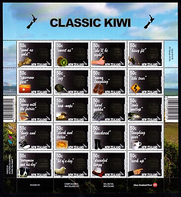 #ad New Zealand 2007 Classic Kiwi Mint MNH Miniature Sheet SC 2144 $9.60
