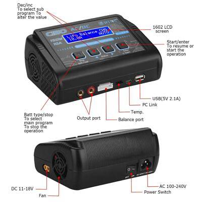 #ad HTRC AC DC 150W 10A RC Car Boat Drone Lipo LiFe NiMH Balance Charger discharger $59.99