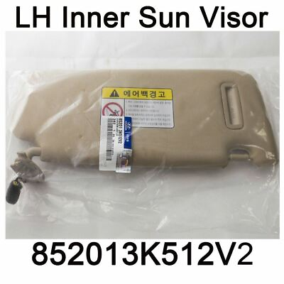 #ad Inner Sun Visor Beige Fabric LH For 2008 2010 Hyundai Sonata 85201 3K512V2 $36.50