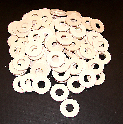 #ad 100 Tattoo Machine White Fiber Coil Core Washers binder Parts coil wire USA $14.99