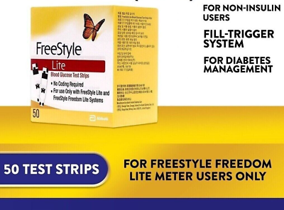 #ad #ad Freestyle Blood Glucose 50 Test Strips quot; SHIP FROM USAquot; $25.10