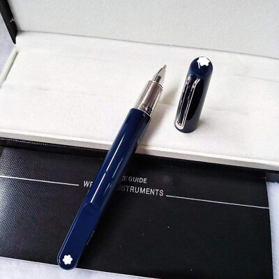 #ad Luxury M Magnet Series BlueSilver Clip 0.7mm Rollerball Pen NO BOX $27.31