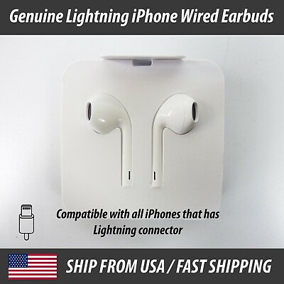 #ad Apple EarPods Lightning Wired Earbuds Headphone For iPhone 5 6 7 8 X 11 12 $12.79