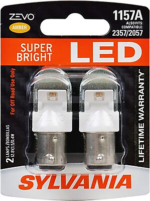 #ad SYLVANIA 1157 ZEVO LED Amber Bulb Bright LED Bulb Ideal for Park and Turn $26.49