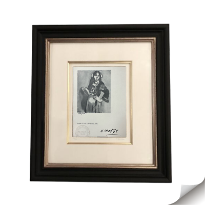 #ad Henri Matisse Original Signed Print Spanish Girl Vintage from 1937 $70.54