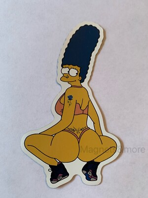Marge Simpson Sexy Magnet DECAL The Simpsons twerk COLLECTIBLE cartoon $5.45