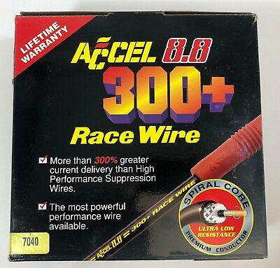 #ad Universal 8.8mm Spark Plug Wires Ignition Cables Straight 90° HEI Chevy GM Ford $69.94