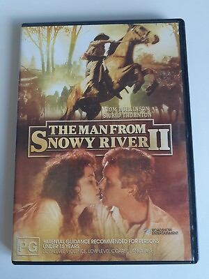 #ad DVD THE MAN FROM SNOWY RIVER II 2 Classic Australian Horse Movie Region 4 AU $4.00