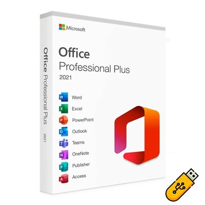 #ad Microsoft Office Pro 2021 for 1 PC includes USB Flashdrive Retail $56.99
