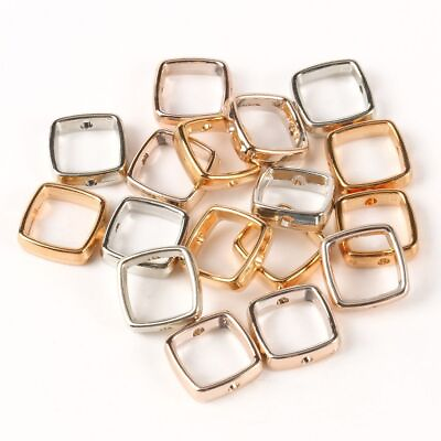 #ad 50pcs Hollow Loose Beads Handmade Jewelry Crafts Multi Shaped Spacer Bead DIY $13.31