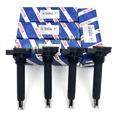 #ad 4 PACK Ignition Coils 0221604115 for Audi A3 A4 A5 TT VW GTI 2.0L 06H905115B $107.90