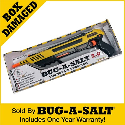 #ad Damaged Box BUG A SALT YELLOW 3.0 Insect Eradication Salt Gun $39.95