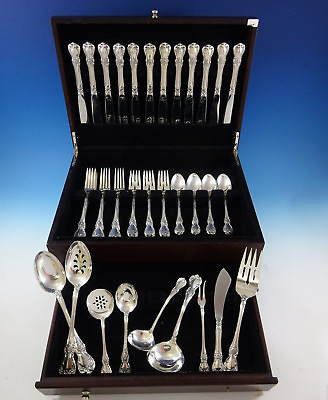 #ad Old Master by Towle Sterling Silver Flatware Set For 12 Service 57 Pieces $2995.00