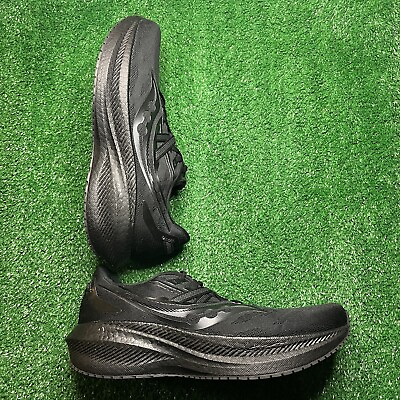 #ad Saucony Triumph 20 Men’s Size 10 Running Shoes Black black S20759 12 $89.00