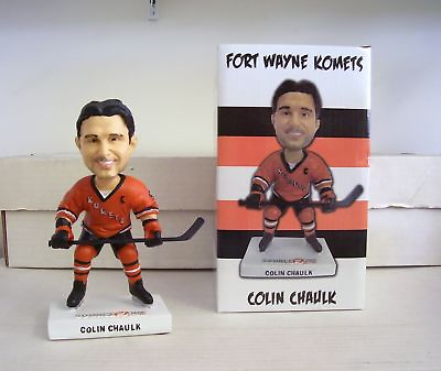 #ad Colin Chaulk Fort Wayne Komets Hockey Bobble 2012 Ft. Wayne Bobblehead $49.95