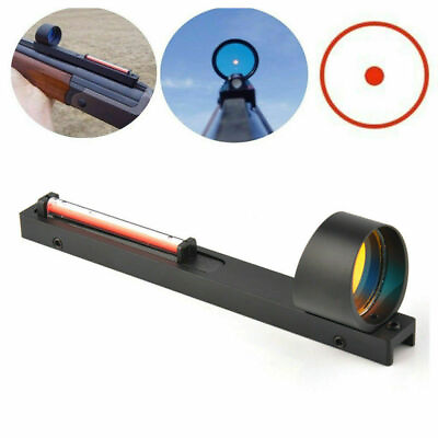 For Shotgun Rib Rail Sight Red Fiber Dot Reflex circle Holographic Scope $23.07