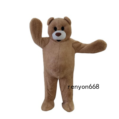 #ad Halloween Teddy Bear Cartoon Mascot Costume Party Fancy Dress Adults Christmas $62.10