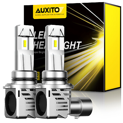 #ad 2x HB4 AUXITO 9006 Headlight LED Bulbs Beam Low Kit 200W 24000LM Super Bright QC $35.99
