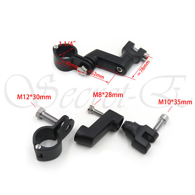 1.25quot; engine guards FootPeg Mounts Clamp For Harley Replacement Kuryakyn Black $33.47