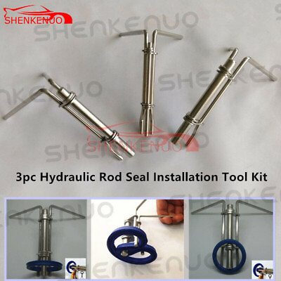 #ad 3 Sizes Car Hydraulic Cylinder Piston Rod Seal U cup Installation Tool Kit US $30.53