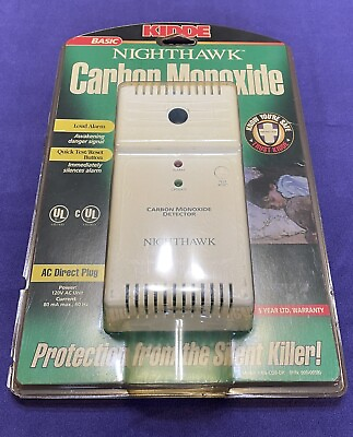 Vintage Kidde Nighthawk Carbon Monoxide Detector Basic Model NIP $39.99