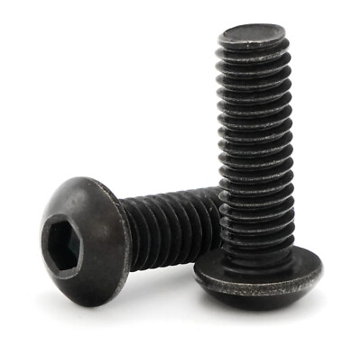 #ad 1 4quot; 20 Black Oxide Stainless Steel Button Head Socket Cap Screws All Length $372.00