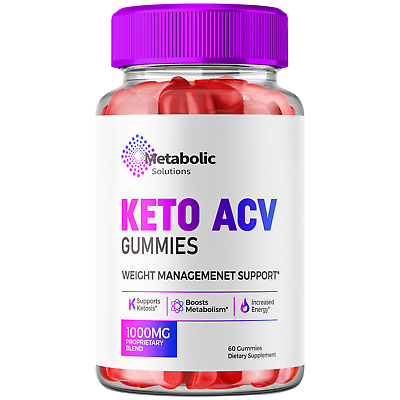 #ad Metabolic Solutions Keto ACV Gummies Official Formula 1 Pack $32.95
