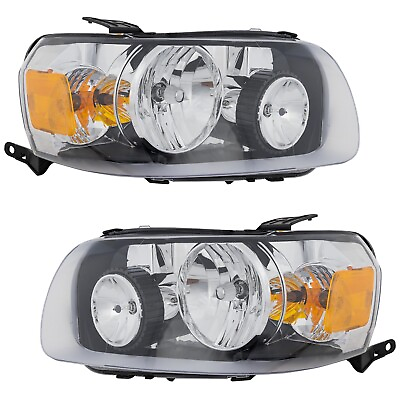 #ad #ad Set of 2 Headlights Driving Head lights Headlamps Driver amp; Passenger Side Pair $123.76