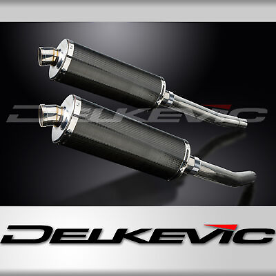 #ad Suzuki Hayabusa GSX1300R 2008 2020 Slip On 14quot; Oval Carbon Exhaust Muffler Kit $530.99
