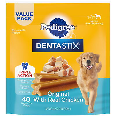 #ad PEDIGREE DENTASTIX Original Flavor Dental Bones Treats for Large Dogs. $16.98