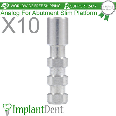 #ad 10x Analog For Slim 3.0mm Platform Dental Fixture Int Hex Laboratory Dentistry $59.90