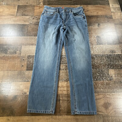 Tommy Bahama Mens Jeans 30W x 30L Blue Denim Authentic Straight Leg Low Rise $24.99