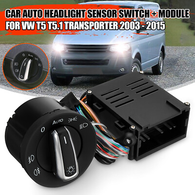 #ad Car Auto Headlight Sensor Switch Module for VW T5 T5.1 Transporter 2003 2015 $57.99