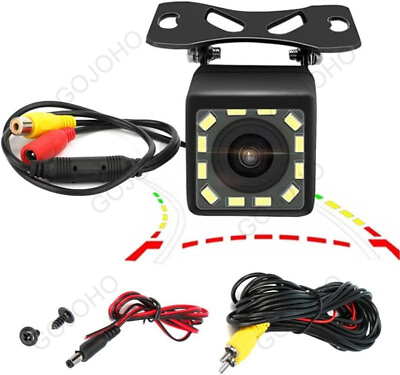 #ad 170° CMOS Car Rear View Backup Camera Reverse HD Night Vision Waterproof CAM Kit $8.09